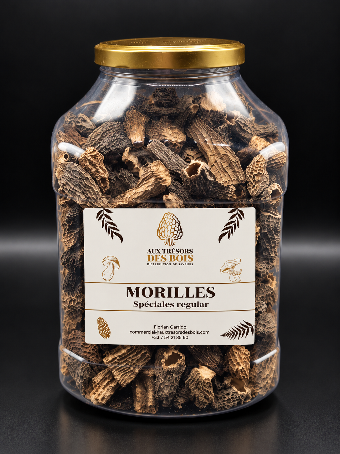 Morilles regular séchées – 400 g | Champignons sauvages saveur authentique