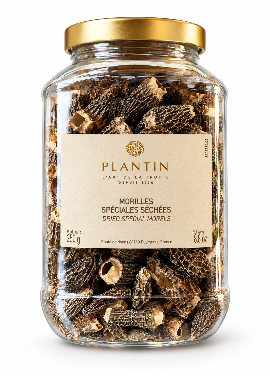 Morilles séchées Plantin – pot de 250 g