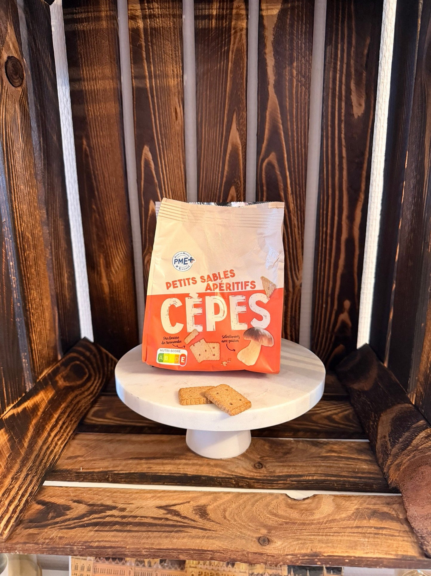 Petits sablés apéritifs aux cèpes - 100 g