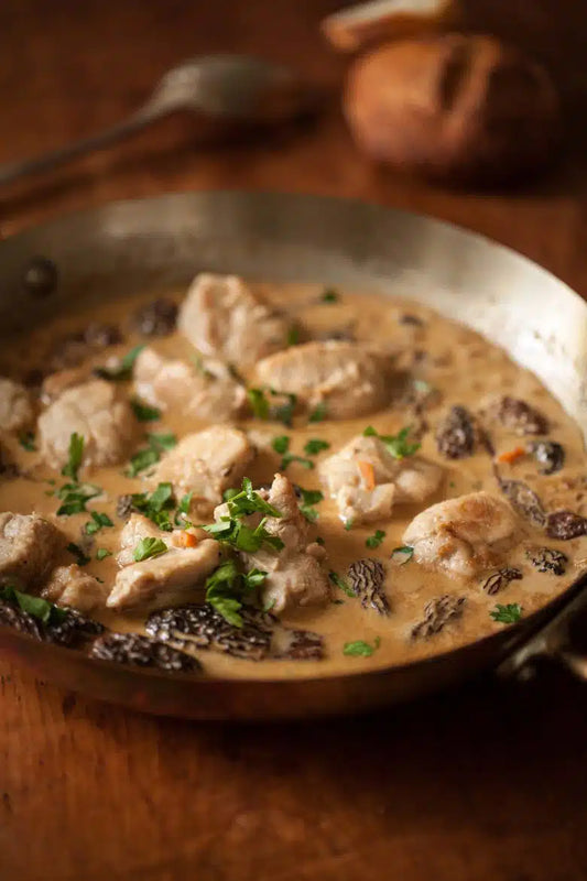 🍽️ Ris de Veau aux Morilles Ingrédients (pour 4 personnes)