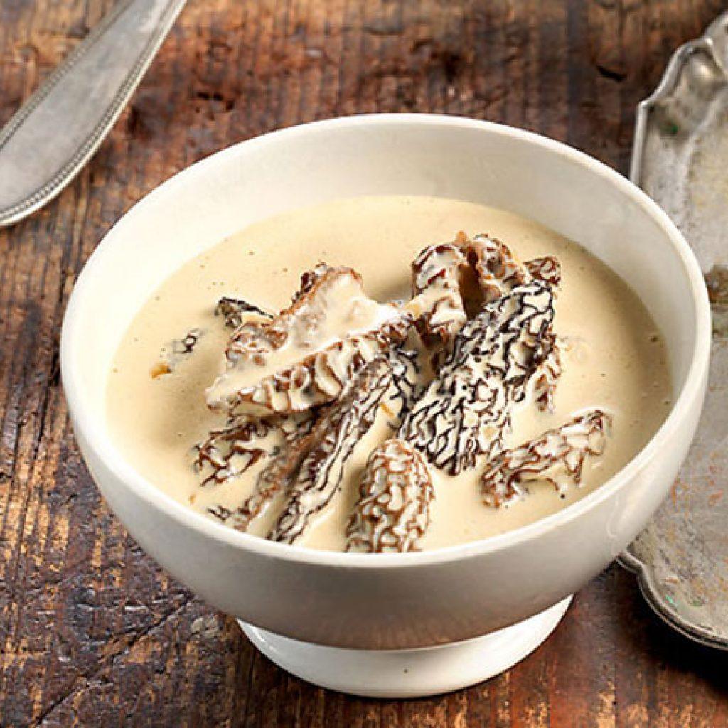 Recette sauce aux morilles, crème et vin blanc