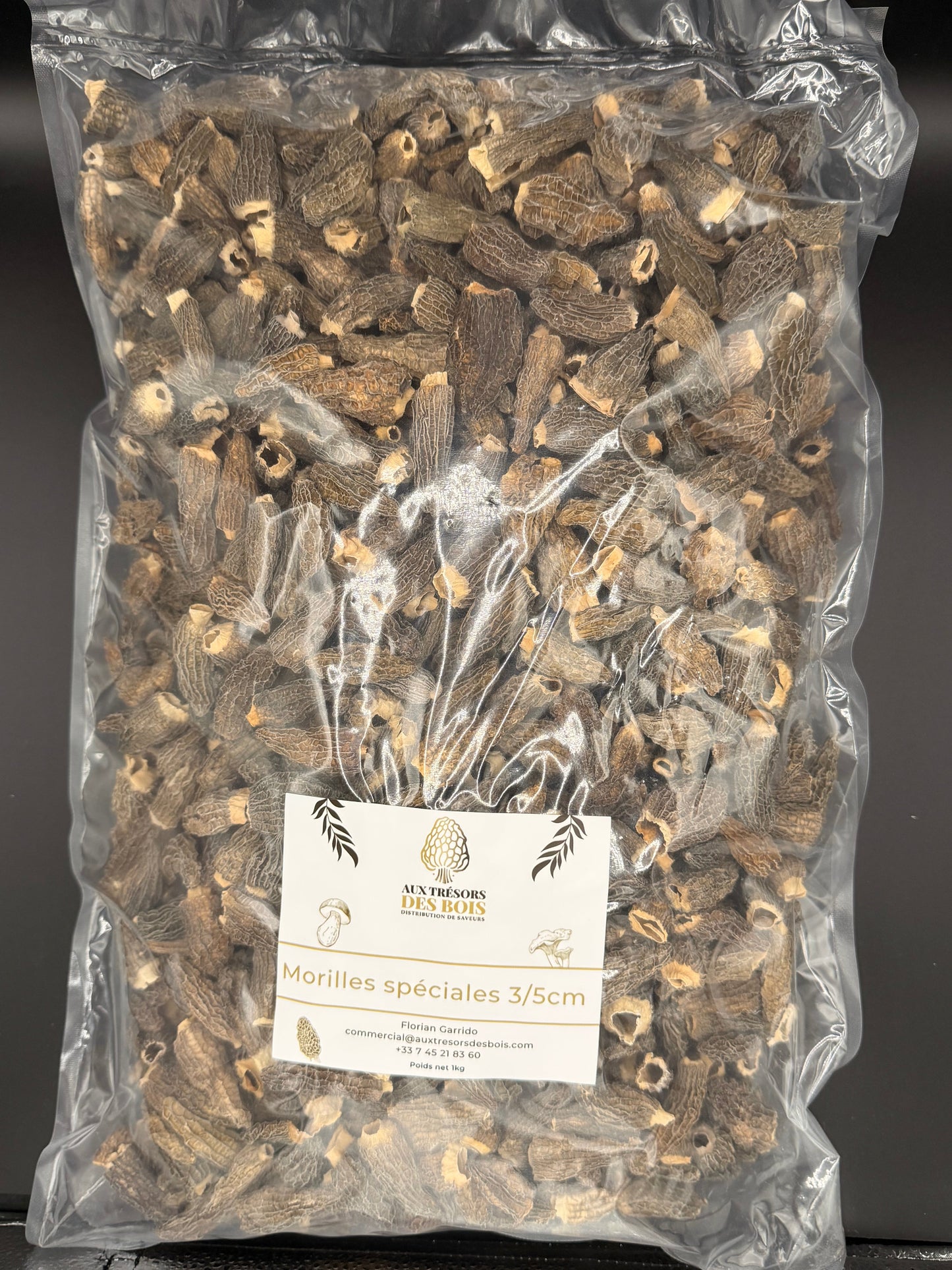 Morilles séchées sauvages sans queue 1kg – Aux Trésors des Bois