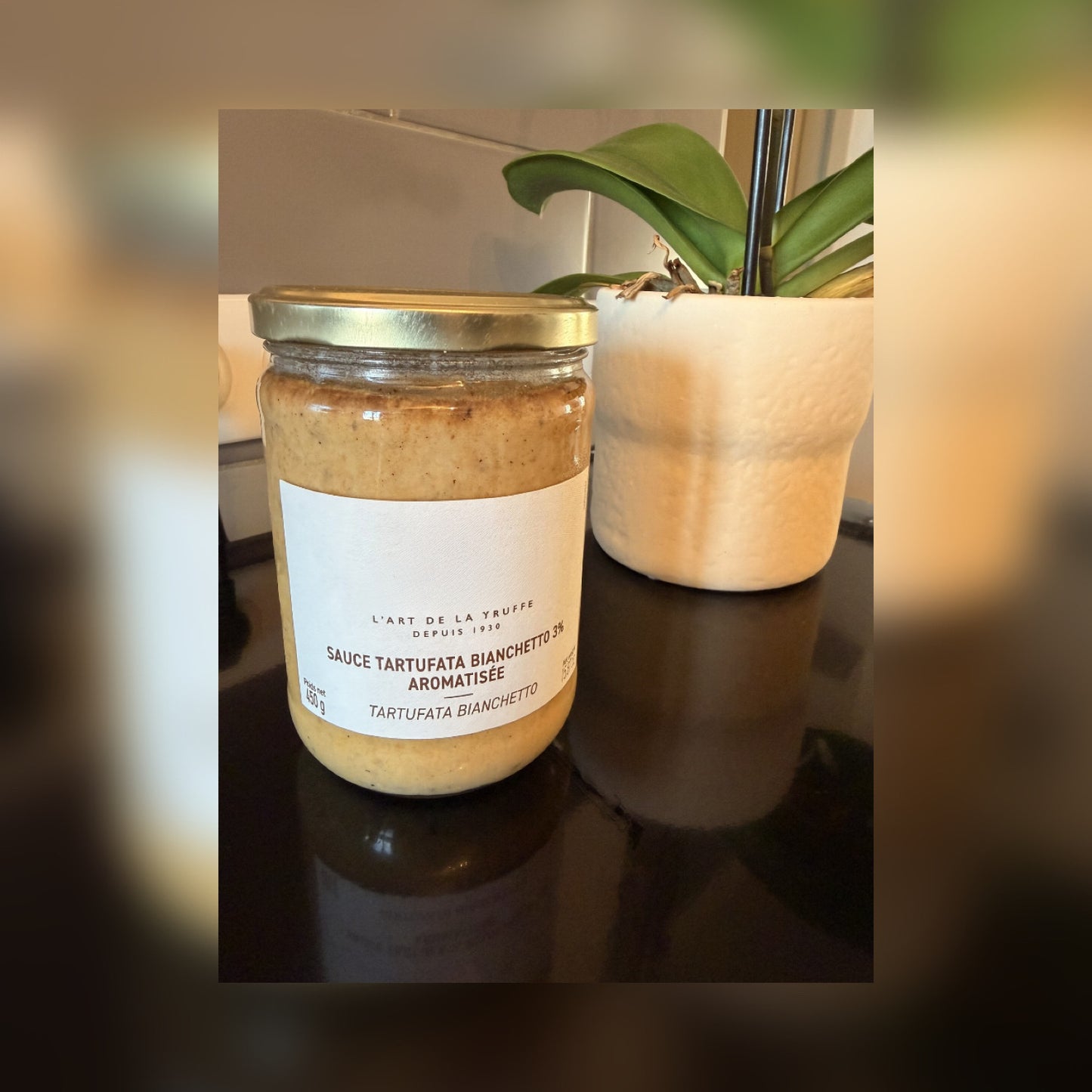 🍄✨ Sauce à la Truffe Blanche – Tartufata Bianchetto 3% 450g