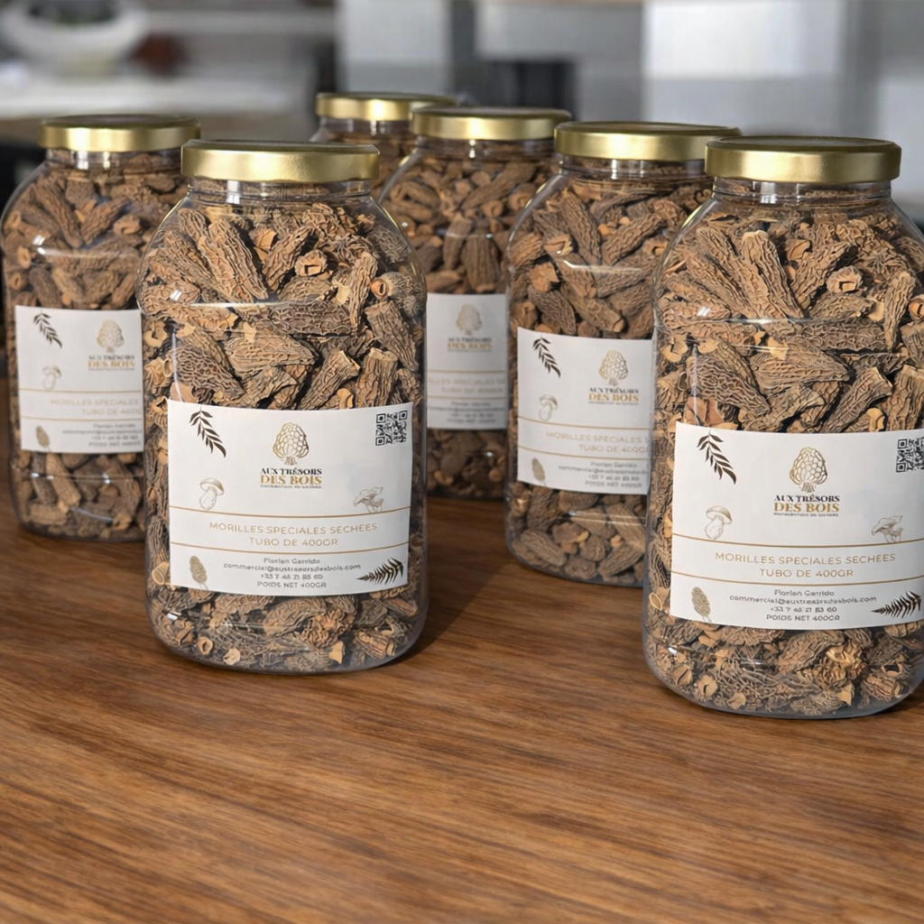 Lot de 6 boîtes de morilles séchées – 6 × 400 g