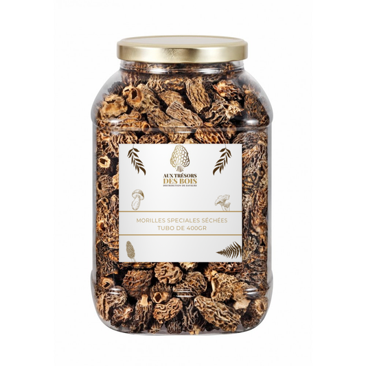 Morilles extra séchées sans queue – 400 g | Champignons premium