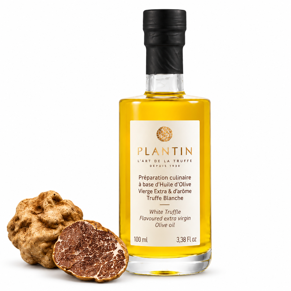 Huile d'olive à la truffe blanche – 100 ml | Condiment gastronomique