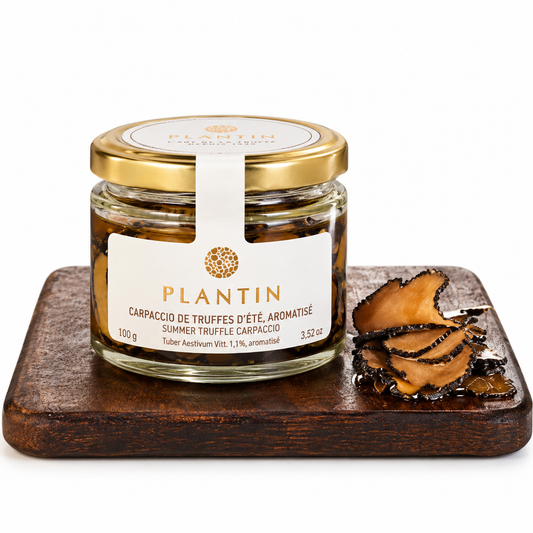 Carpaccio de truffes d'été – 100 g | Lamelles de Tuber aestivum
