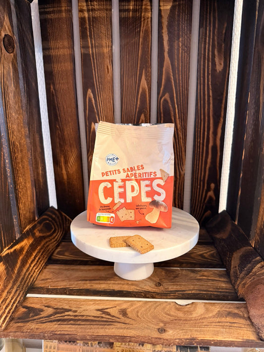Petits sablés apéritifs aux cèpes - 100 g